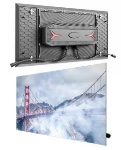 סדרת OFM חיצונית קל משקל ודק חזית שירות 2ftx1ft IP68 מודולרי פאנל Led עם תמיכת בהירות גבוהה במיוחד Led Cube לקיר דיגיטלי חיצוני